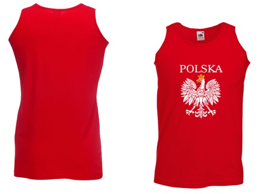 KOSZULKA ATHLETIC - POLSKA FRUIT OF THE LOOM XL