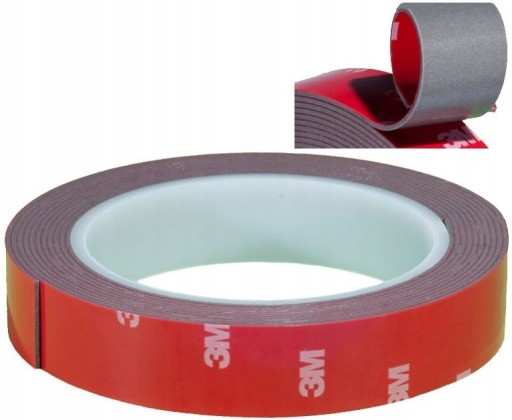 6mm/3m BARDZO MOCNA TAŚMA 3M AKRYLOWA DWUSTRONNA