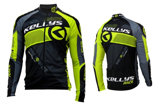 Bluza KELLYS PRO Race długi rękaw lime - S