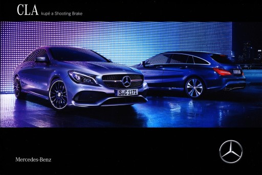 Mercedes Klasa CLA prospekt 2016 Słowacja rzadki