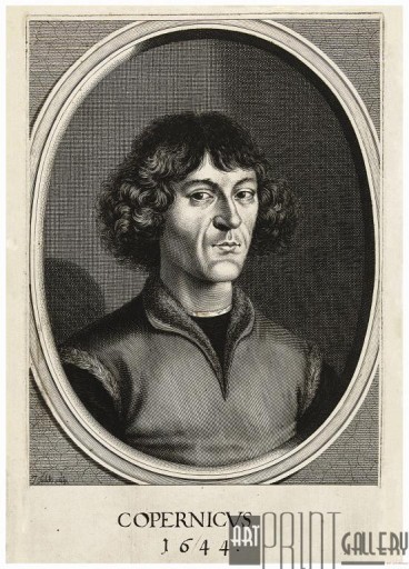 MIKOŁAJ KOPERNIK portret Falck 1644 r.