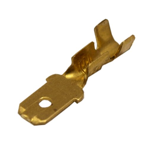 4.8mm konektory męskie na kabel do 1 mm 10szt