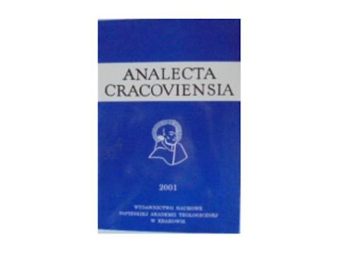 Analecta Cracoviensia 1997 - 1997 24h wys