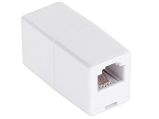 Adapter łącznik komputerowy wtyków RJ11 / 6p4c