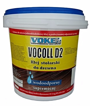 Klej do drewna stolarski WIKOL-VIKOL-VOCOLL D2 1kg