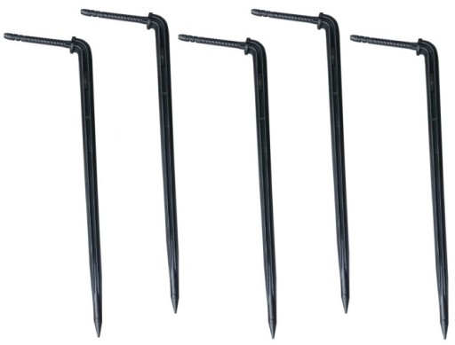 Kroplownik patykowy kątowy 2,2l/h ze wtykiem na wąż 3x5mm 25SZT DSK-2102L