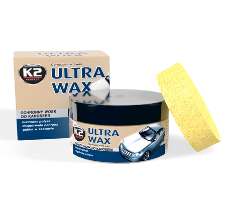 K2 ULTRA WAX 300g Z GĄBKĄ Wosk Zabezpieczenie