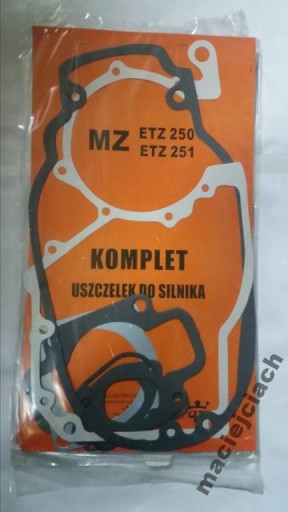 Uszczelki silnika MZ ETZ 250 251 klingieryt