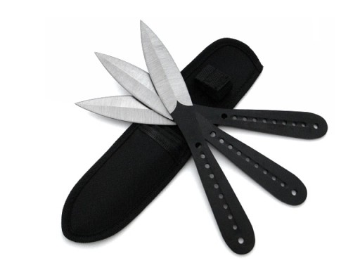 nóż rzutka shuriken noże do rzucania 3szt. N420