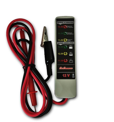 Tester Akumulatora + Napiecie ładowania - HIT -12V