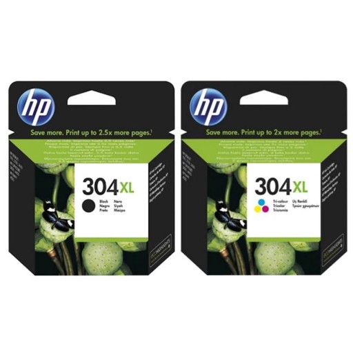 2X HP 304XL tusze DO HP DJ 2620, 2630, 2632 ORYG.