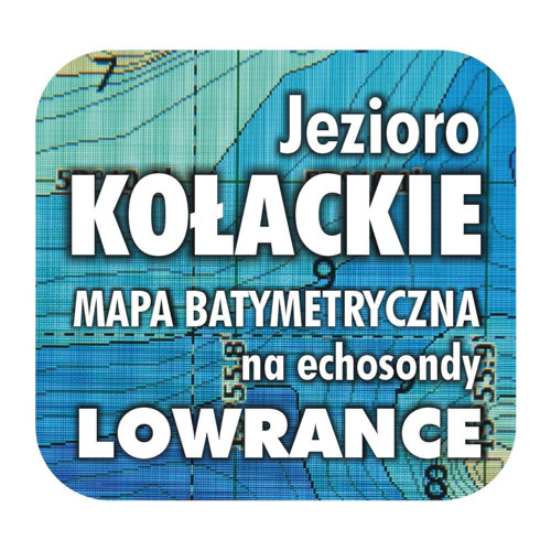 Jezioro Kołackie mapa batymetryczna Lowrance BG