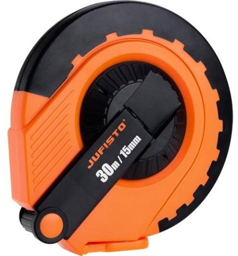 JUFISTO miara FIBERGLASS taśma miernicza 30 m