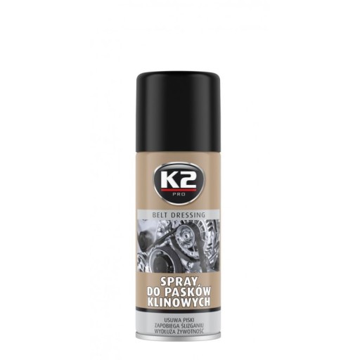 K2 SPRAY DO PASKÓW KLINOWYCH 400 ML usuwa piski