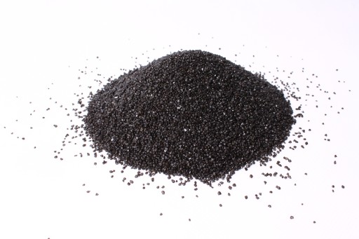 Czarny żwirek, piasek kwarcowy 1,2-1,8mm 25kg