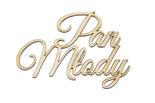 Pan Młody- Napis ze sklejki drewniany 80x55 A653