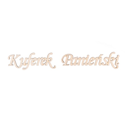 KUFEREK PANIEŃSKI 21 cm ze sklejki SCRAPKI DEKO