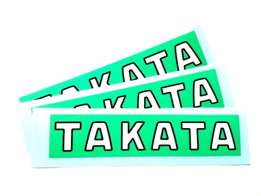 TAKATA jdm japan sticker naklejka