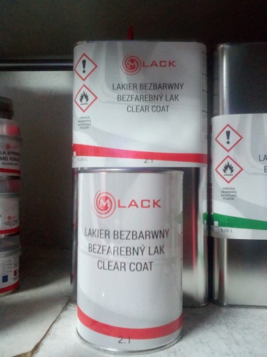 LAKIER BEZBARWNY Z UTWARDZACZEM KPL. 1,5L.