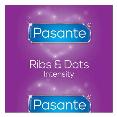 PREZERWATYWY PASANTE RIBS & DOTS 10 SZTUK
