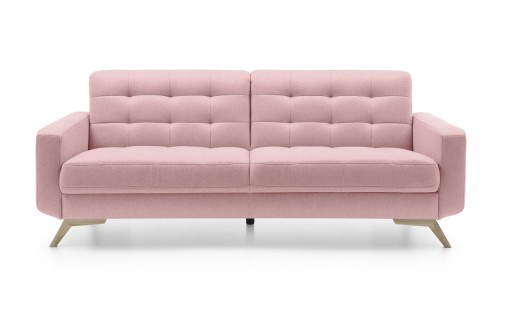 SOFA FIORD NAPPA 3F pudrowy róż GALA SWEET SIT