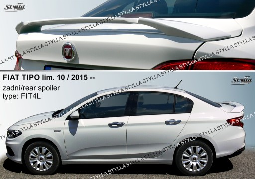 spoiler spojler do Fiat Tipo sedan 10/2015