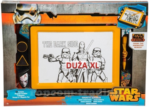 DUŻA TABLICA Magnetyczna Znikopis Star Wars 24h