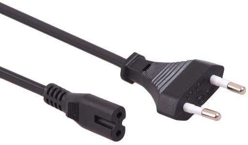 PRZEWÓD KABEL ZASILAJĄCY RTV AGD 1,5M ÓSEMKA 2 PIN