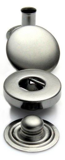 Zatrzaski NIERDZEWNE, napy, zapięcia,guziki 10,5mm