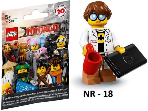 LEGO 71019 MINIFIGURES NINJAGO TECHNICZKA GPL NR18