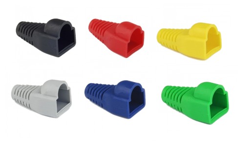 Osłona wtyku modularnego RJ45 8p8c 10 sztuk