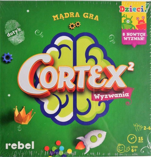 CORTEX WYZWANIA 2 dla dzieci gra logiczna REBEL