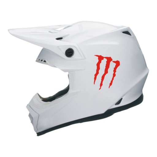 Monster Pazury Naklejka na kask 205-P RÓŻNE KOLORY