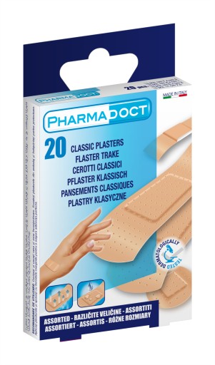 PHARMADOCT PLASTRY KLASYCZNE 7x2 6x2 4x1 2,5 20szt