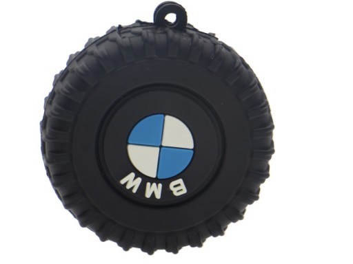 PENDRIVE 16 GB USB KOŁO OPONA BMW CZARNE LOGO