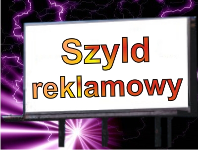 SZYLD na płycie PCV tablica reklamowa REKLAMA DRUK