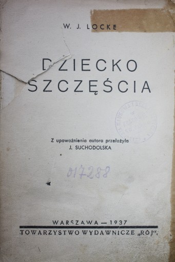 LOCKE DZIECKO SZCZĘŚCIA 1937