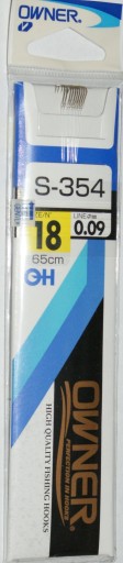 Owner Przypon S-354 hak nr. 18 żyłka 0,09mm dł.65c