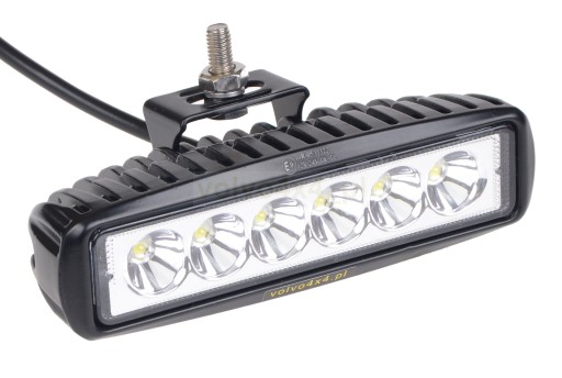 MINI HALOGEN DALEKOSIĘŻNY 18W 6x LED SZPERACZ 4x4