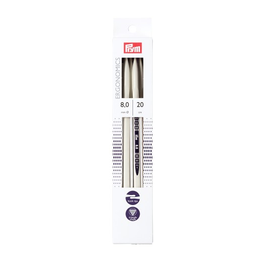Druty pończosznicze ergonomics PRYM 8mm skarpet