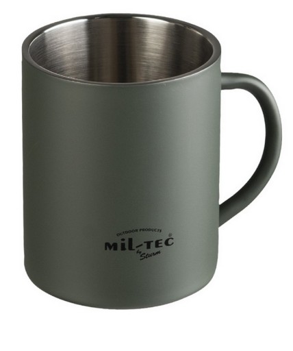 Kubek termiczny Mil-tec 450ml stal nierdzewna