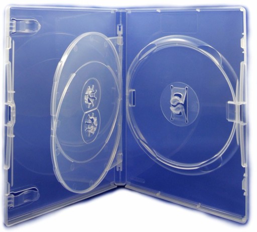 Pudełka Amaray na 3xDVD Clear 14mm 50szt