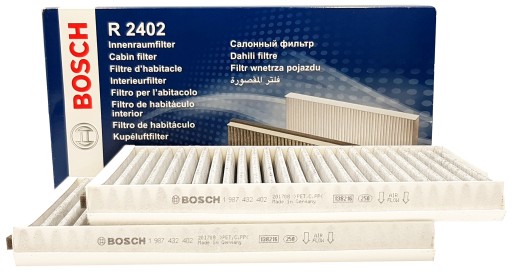 BOSCH FILTR KABINOWY WĘGLOWY BMW 5 E60 E61 KOMPLET