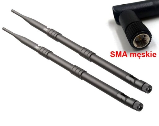 2x Antena LTE 12dBi SMA 38cm