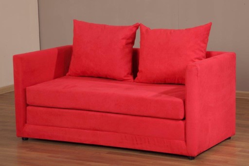 Tania rozkładana mała sofa 128 x 67 różne kolory