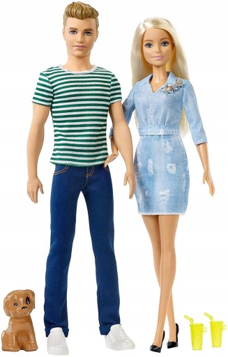 BARBIE I KEN SPACER Z PIESKIEM FTB72