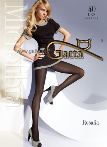 Rajstopy GATTA Rosalia 40 den Microfibra CACAO 3