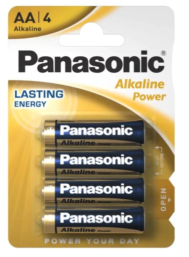 BATERIE ALKALICZNE PANASONIC AA LR6 BLISTER 4 szt