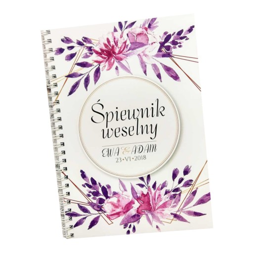 Śpiewnik WESELNY Fresh Blossom ŚLUB 9 Wzorów