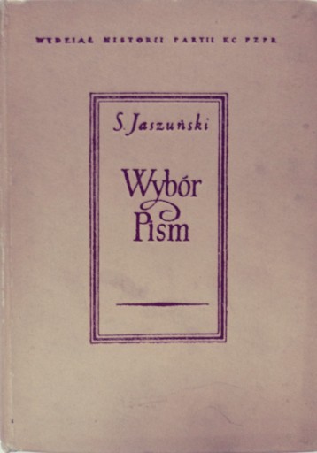 Wybór pism S. Jaszuński